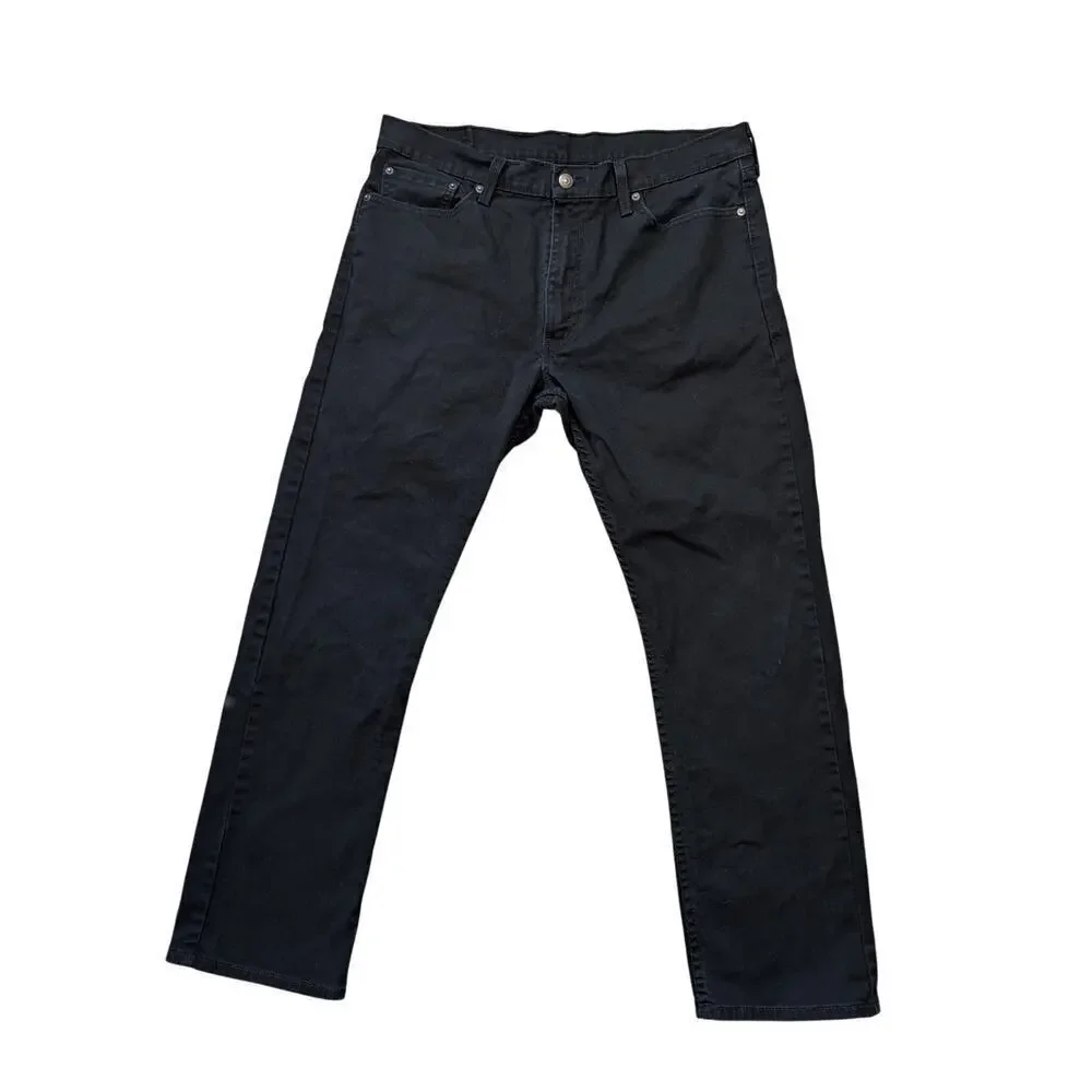LEVI'S 313 Men;s Black Denim Jeans/Pants size 36X30, Blank Tag